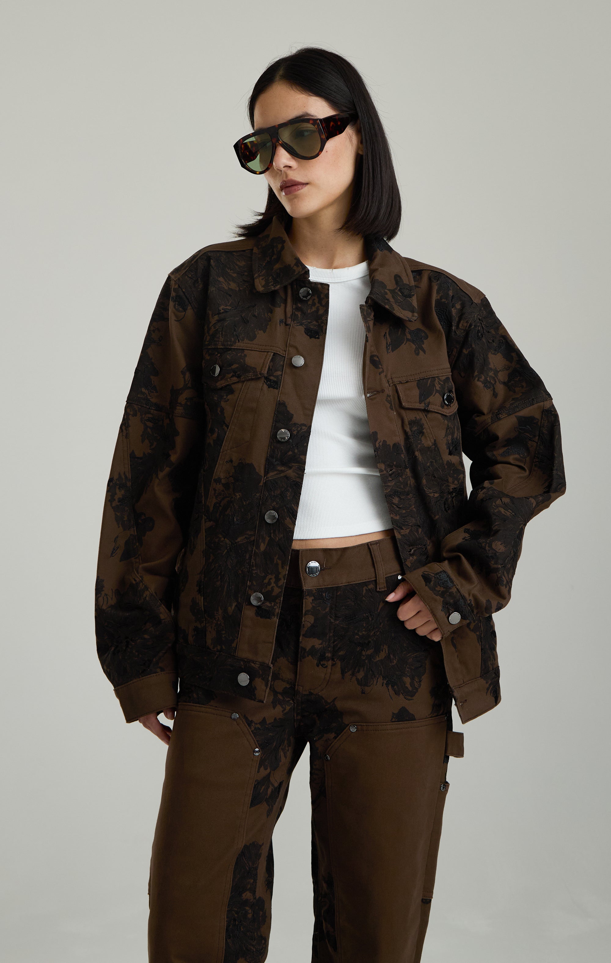 SHADOW BLOSSOM CARPENTER JACKET