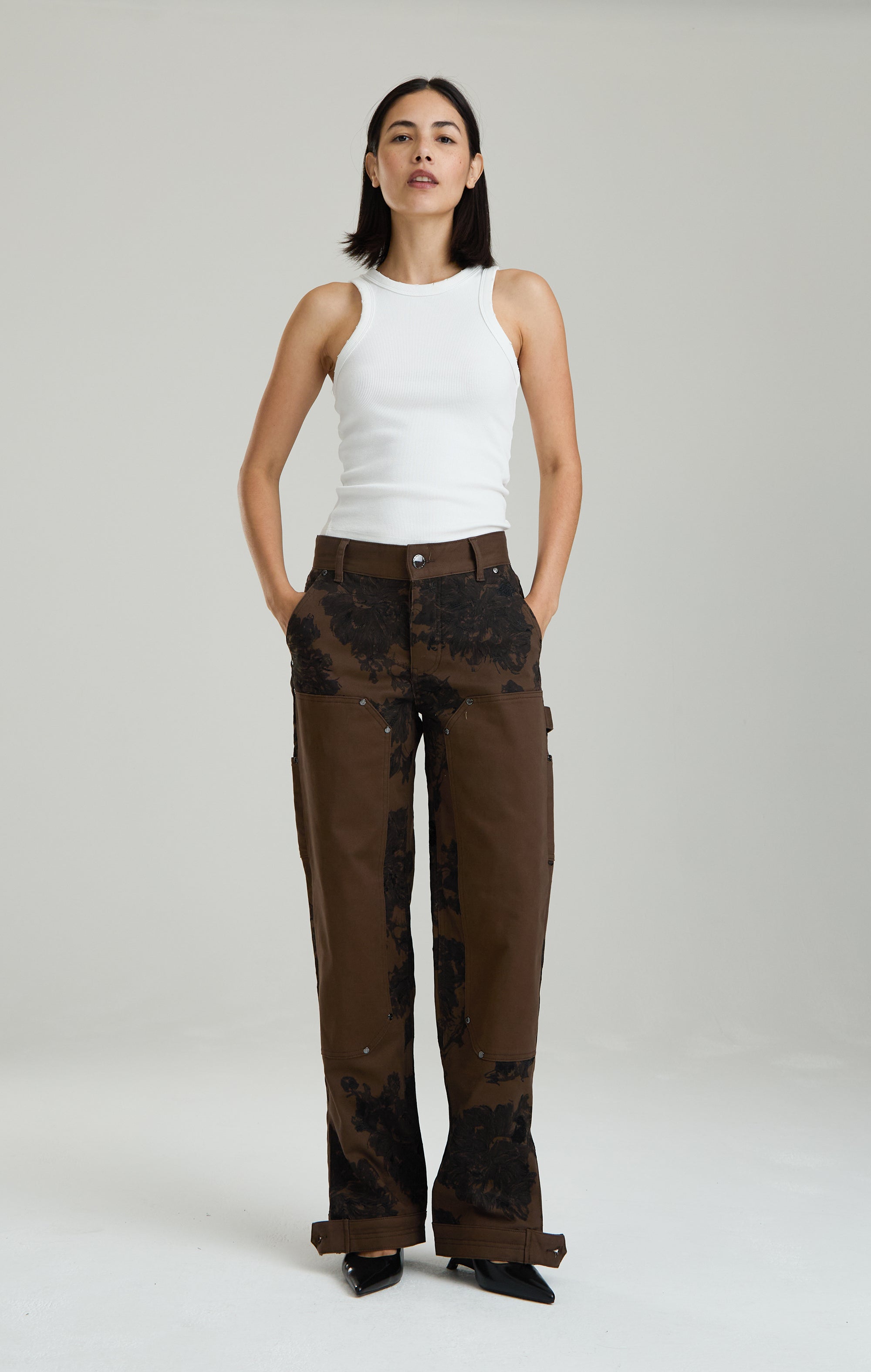 SHADOW BLOSSOM CARPENTER PANTS