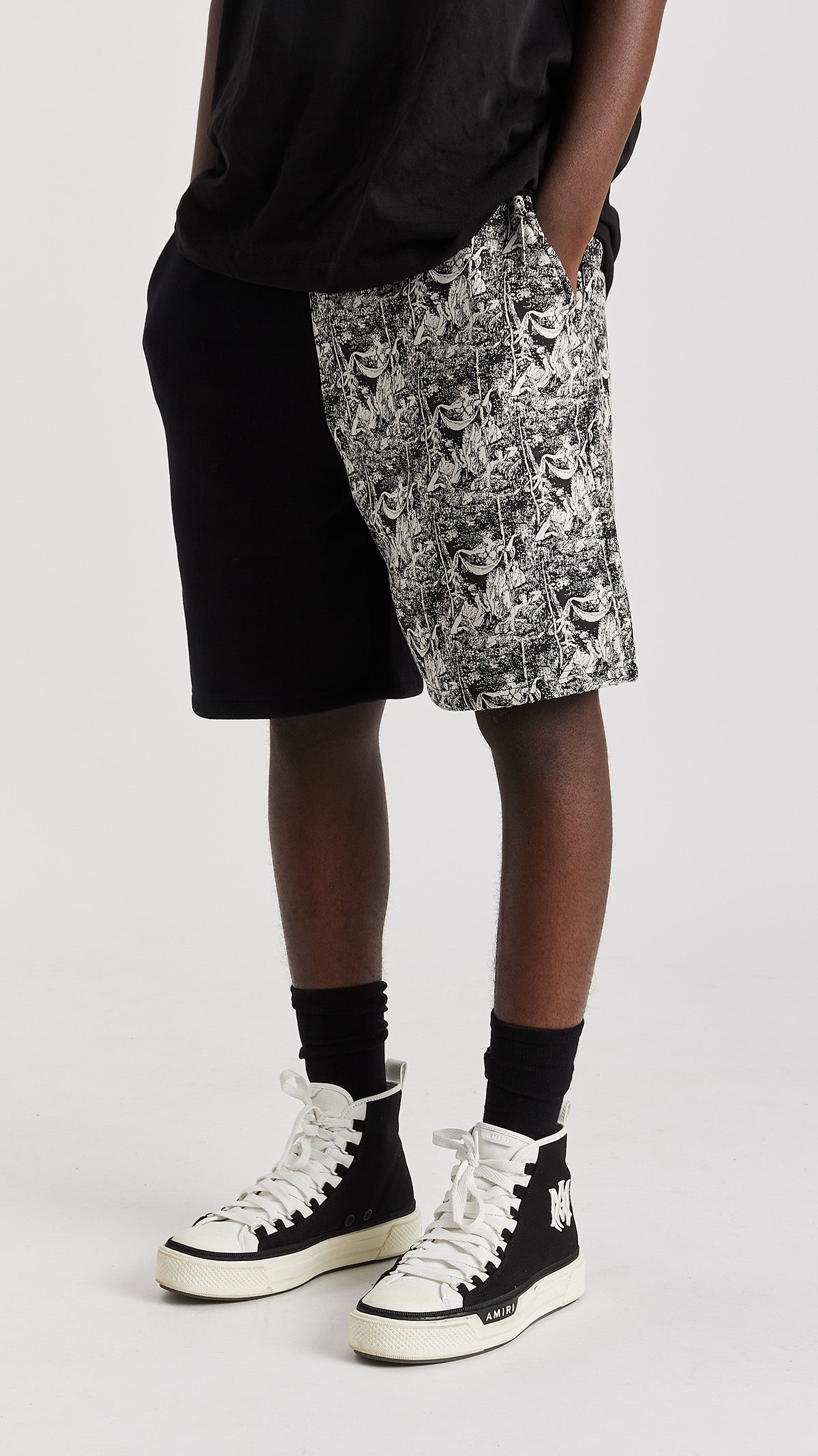 Split Jacquard Tapestry Shorts - ONLY THE BLIND™