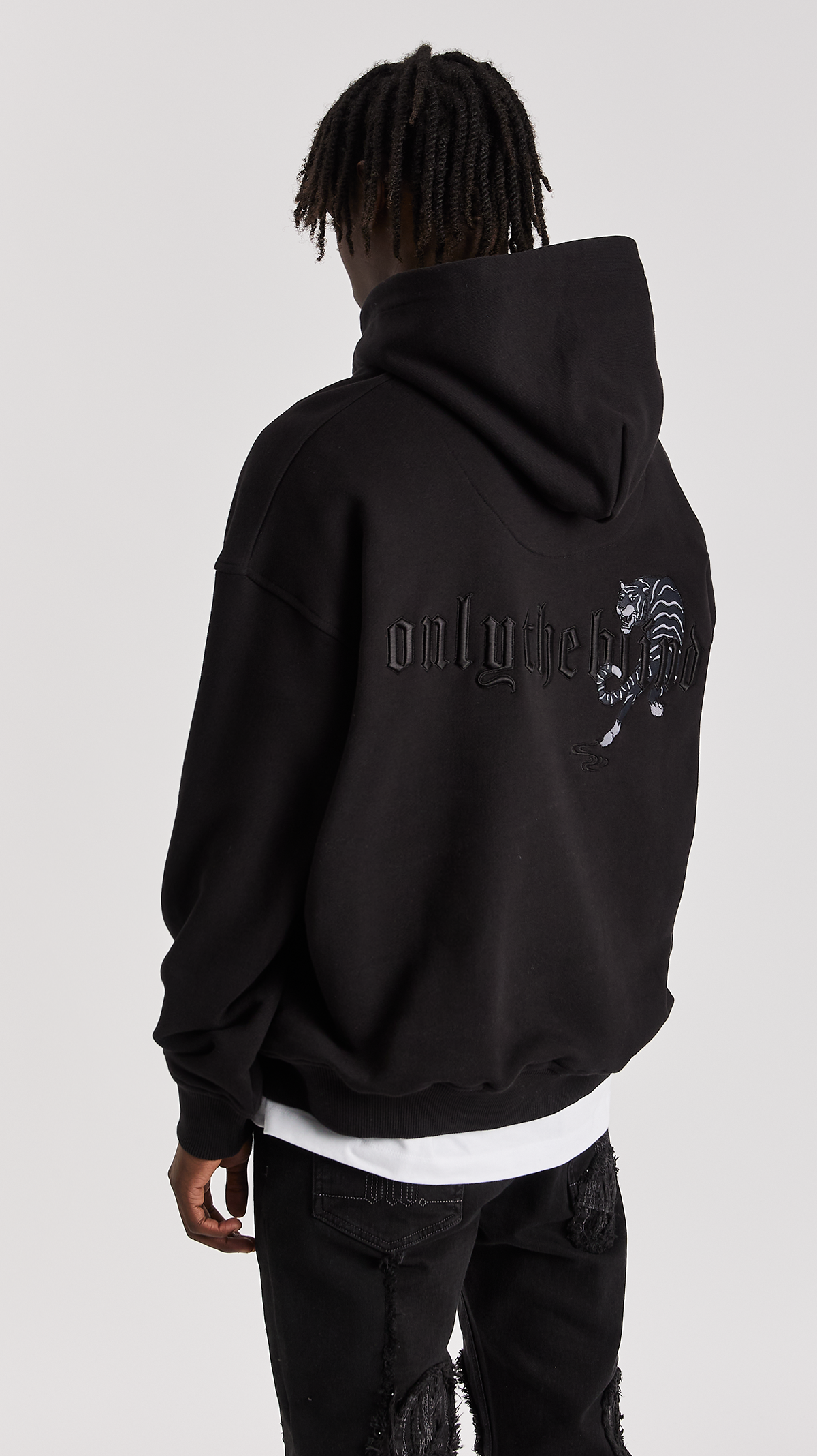 Triple Black Tiger Hoodie