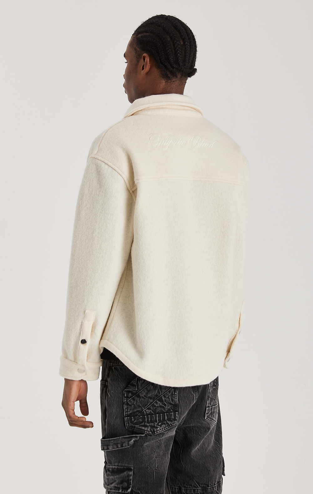 GLACIER WOOL OVERSHIRT - ONLY THE BLIND™