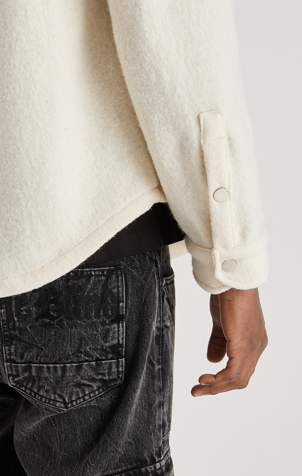 GLACIER WOOL OVERSHIRT - ONLY THE BLIND™