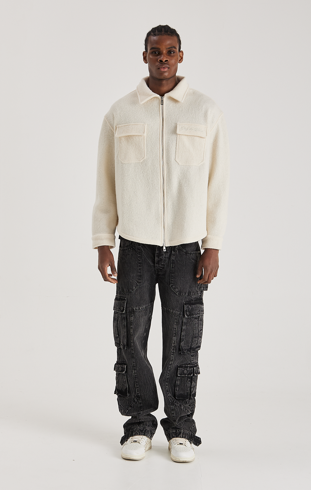 GLACIER WOOL OVERSHIRT - ONLY THE BLIND™
