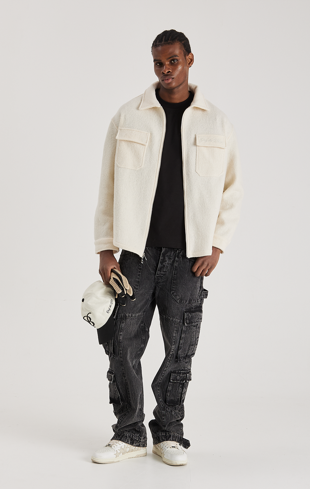 GLACIER WOOL OVERSHIRT - ONLY THE BLIND™