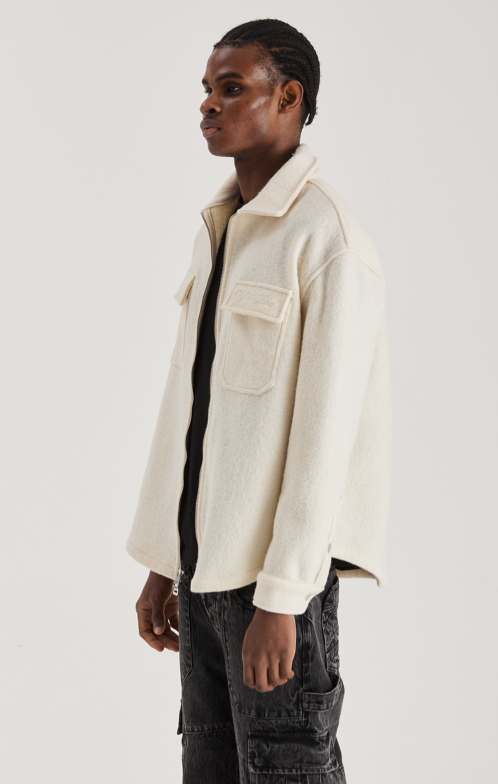 GLACIER WOOL OVERSHIRT - ONLY THE BLIND™