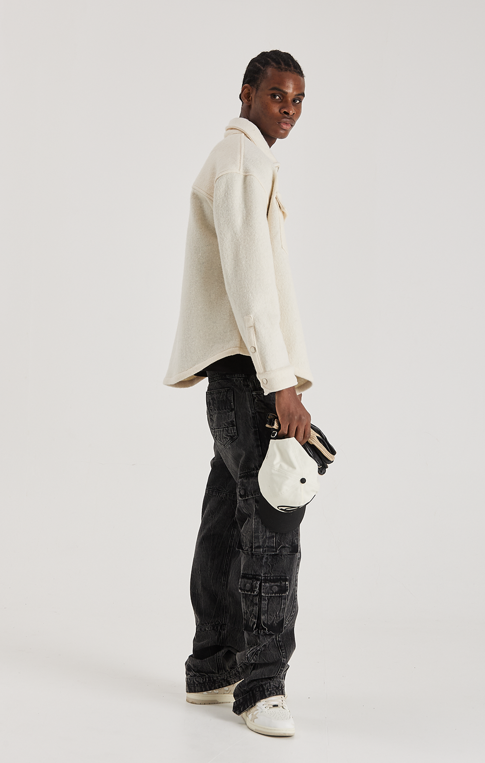 GLACIER WOOL OVERSHIRT - ONLY THE BLIND™