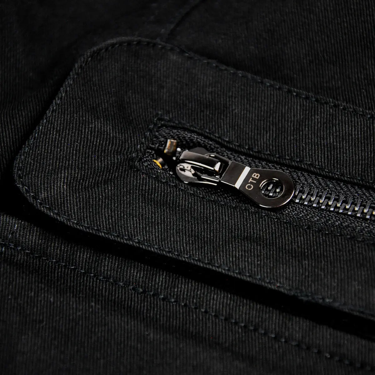 Black/White Strapped Cargo Bottoms