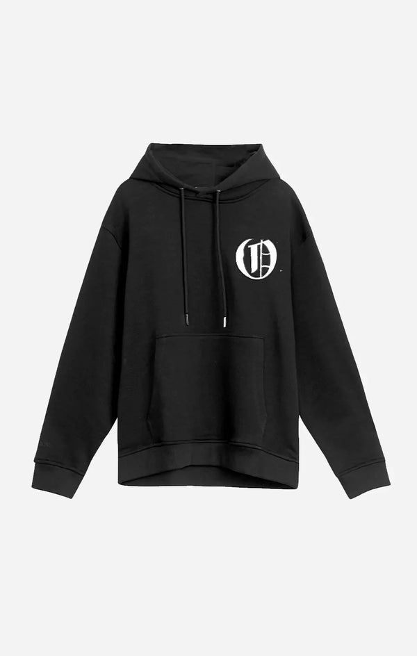 Black Crew Logo Appliqué Sweatshirt