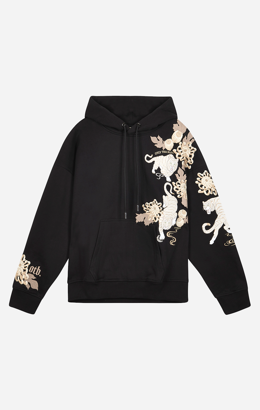 ONLY THE BLIND - Black Koda Tiger Hoodie – ONLY THE BLIND™