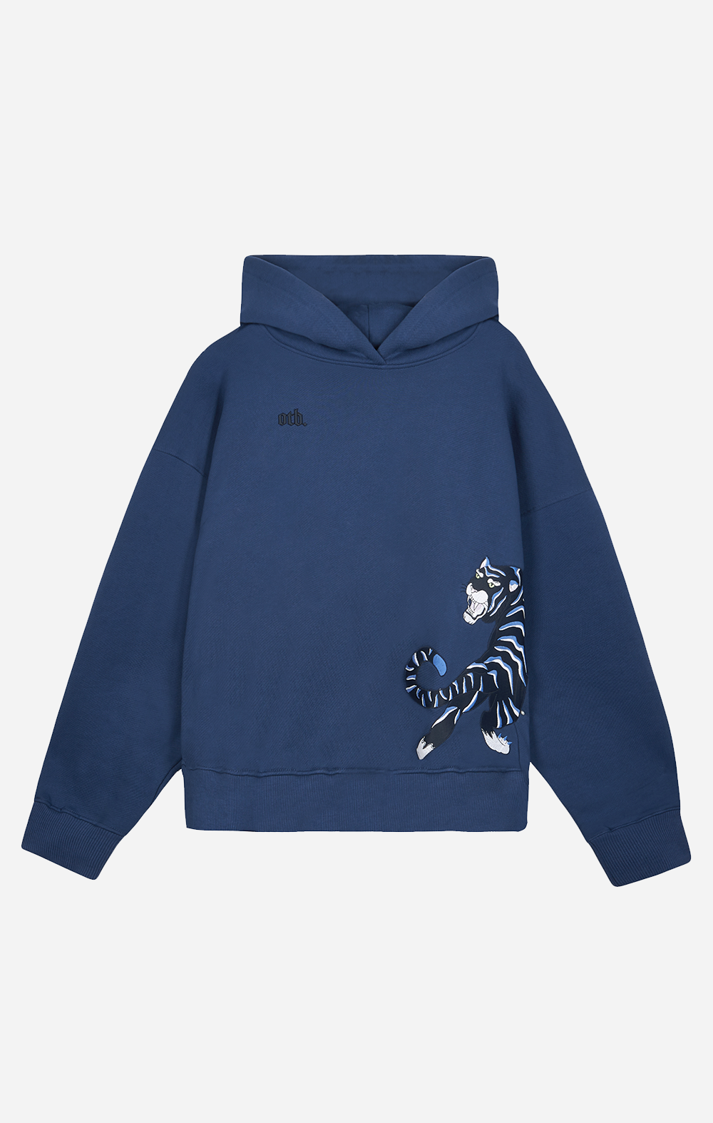 AZURE TIGER STATEMENT HOODIE