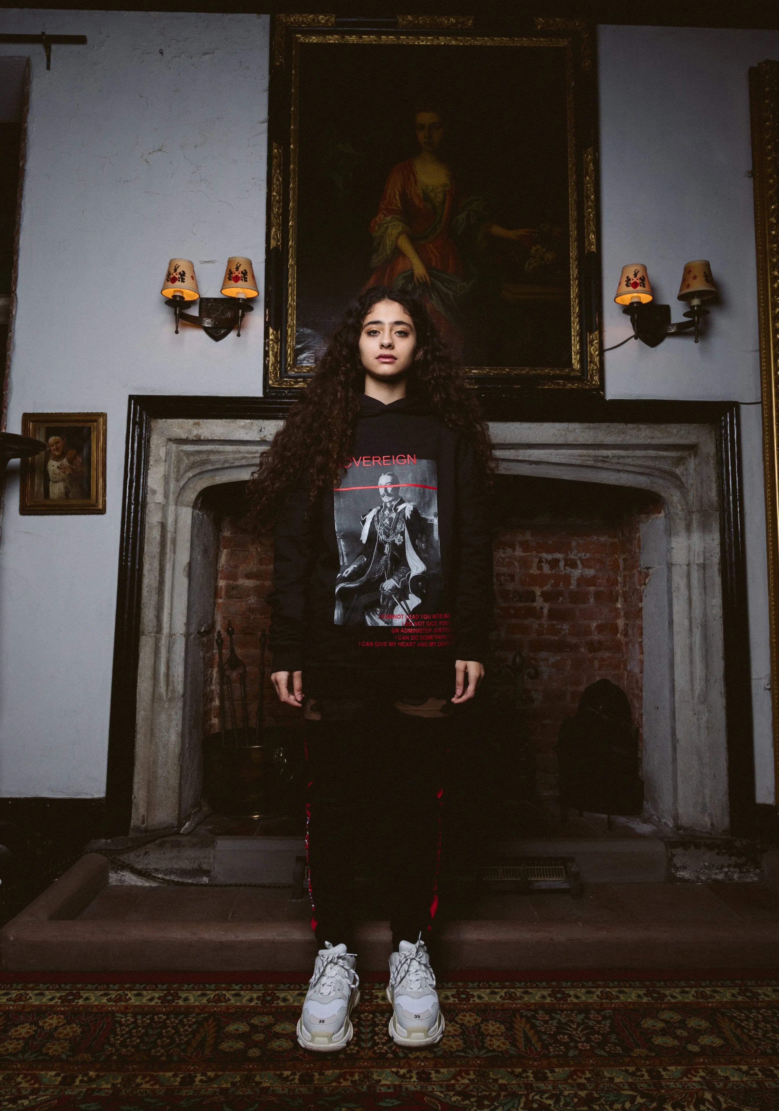 Cotton Black Sovereign Sweatshirt