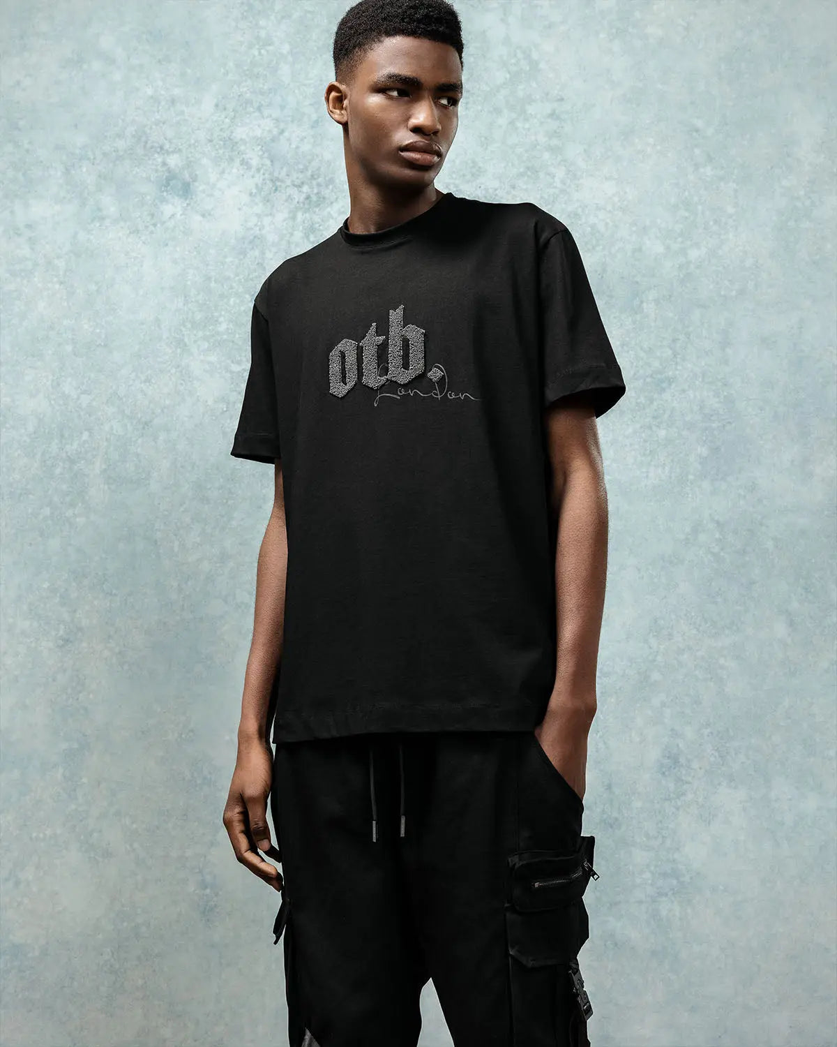 Black Chenille OTB T-Shirt