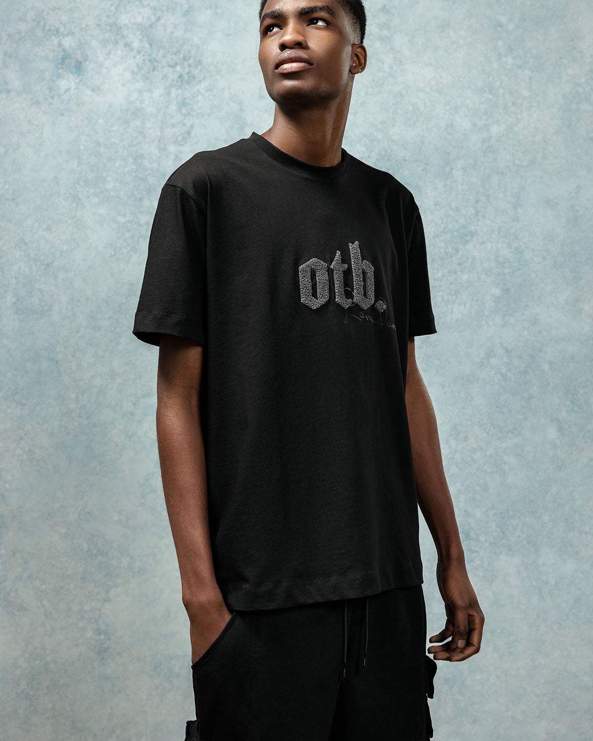 Black Chenille OTB T-Shirt