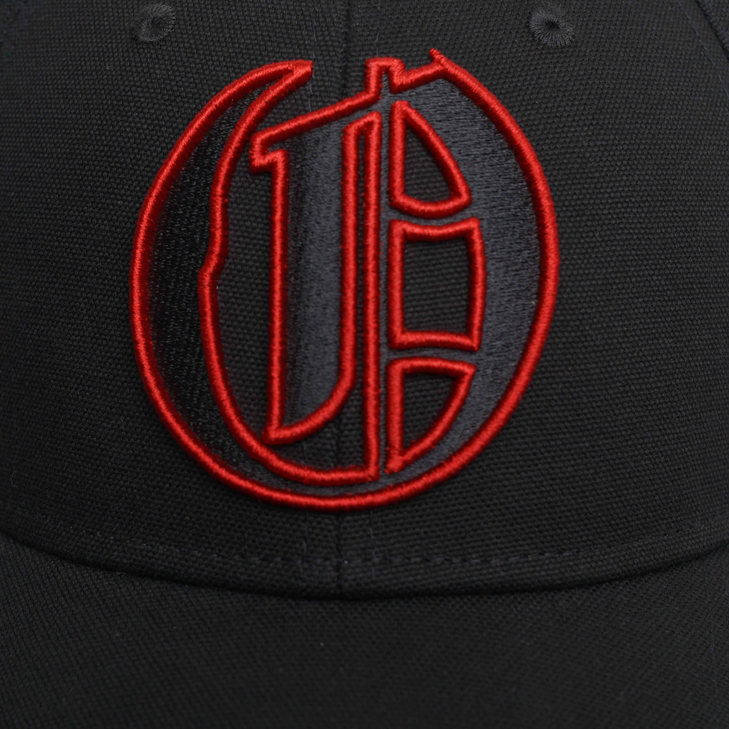 Black & Red Crew Baseball Cap