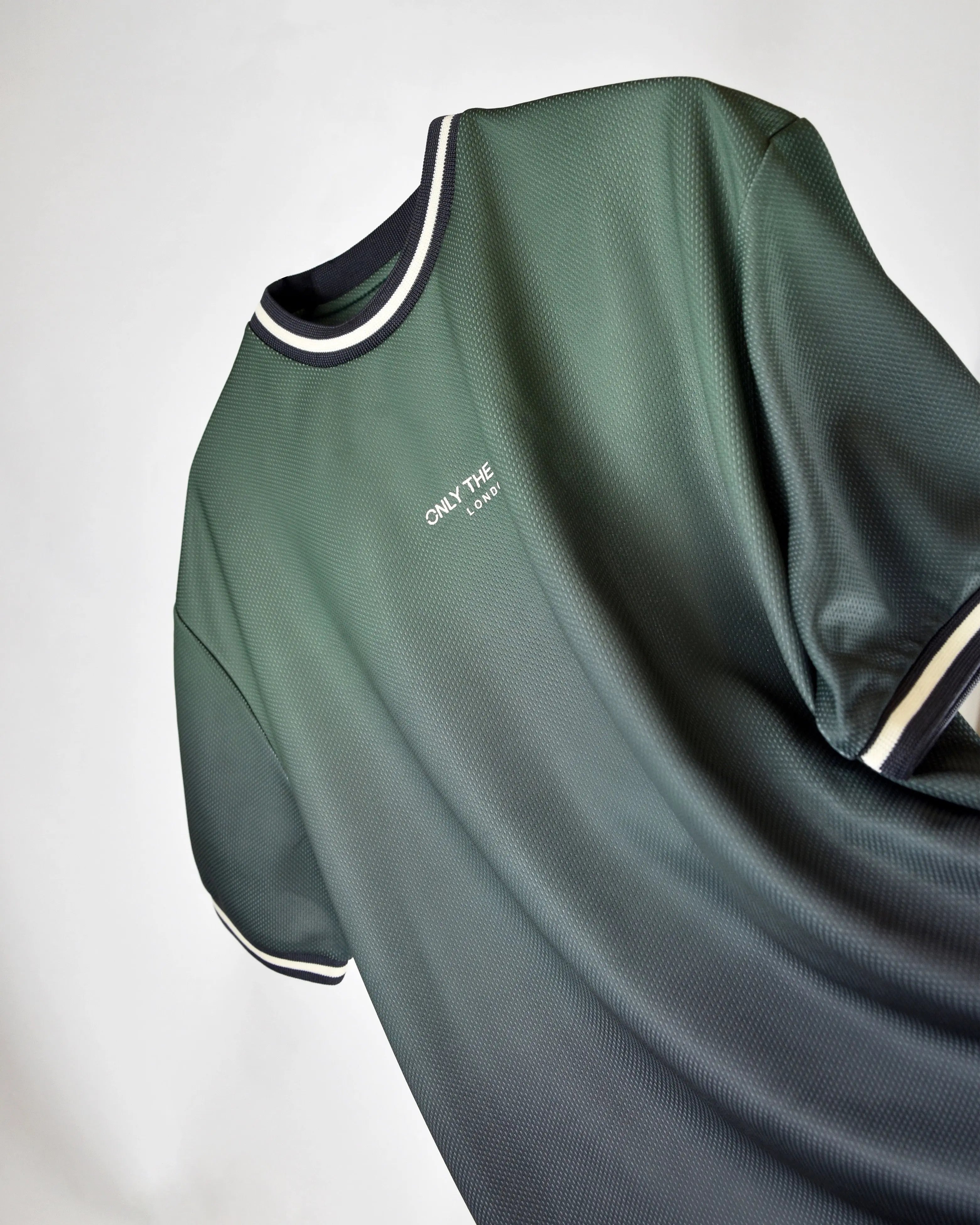 Olive Fade Mesh Jersey