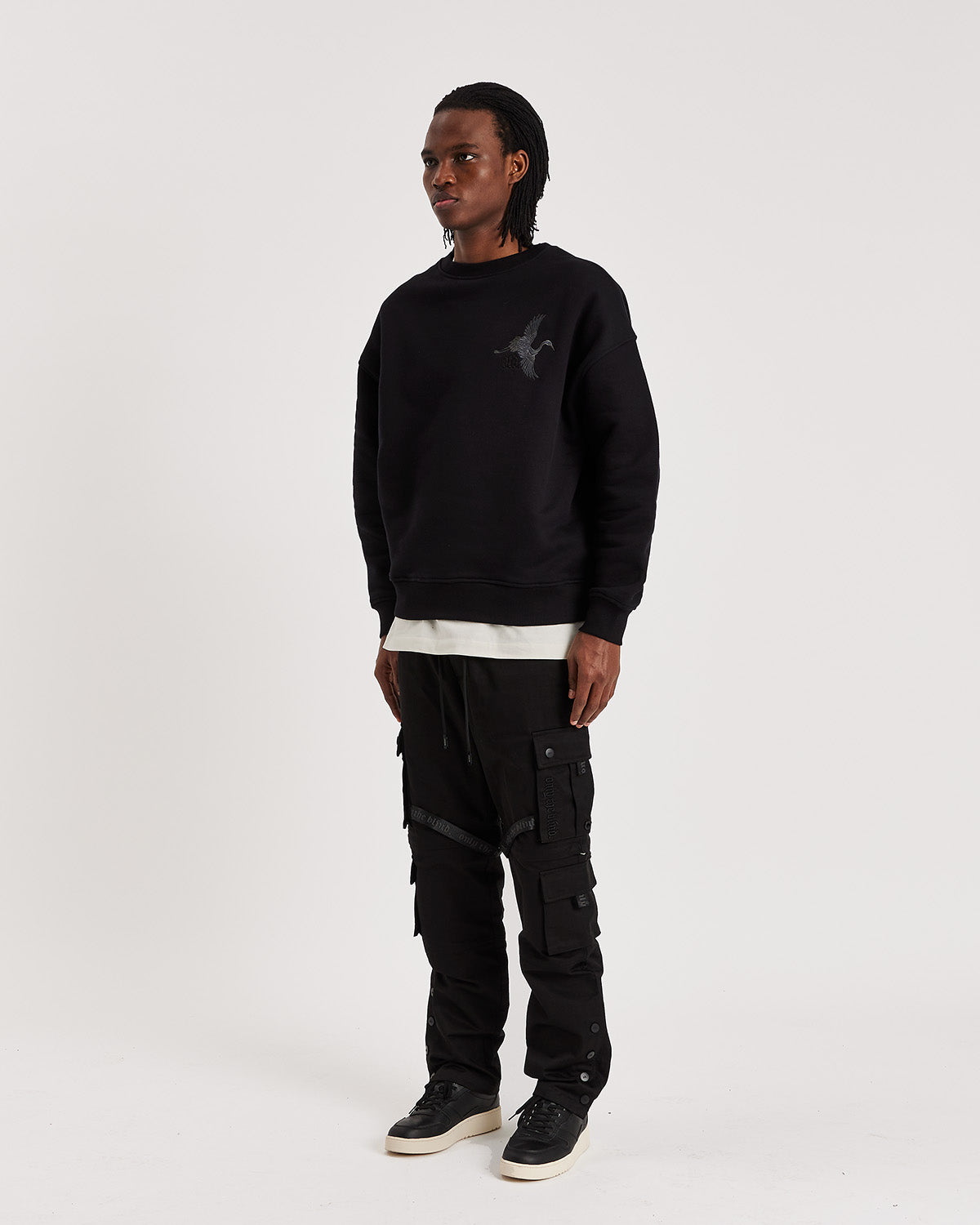 Dark Crane Statement Crew - ONLY THE BLIND™