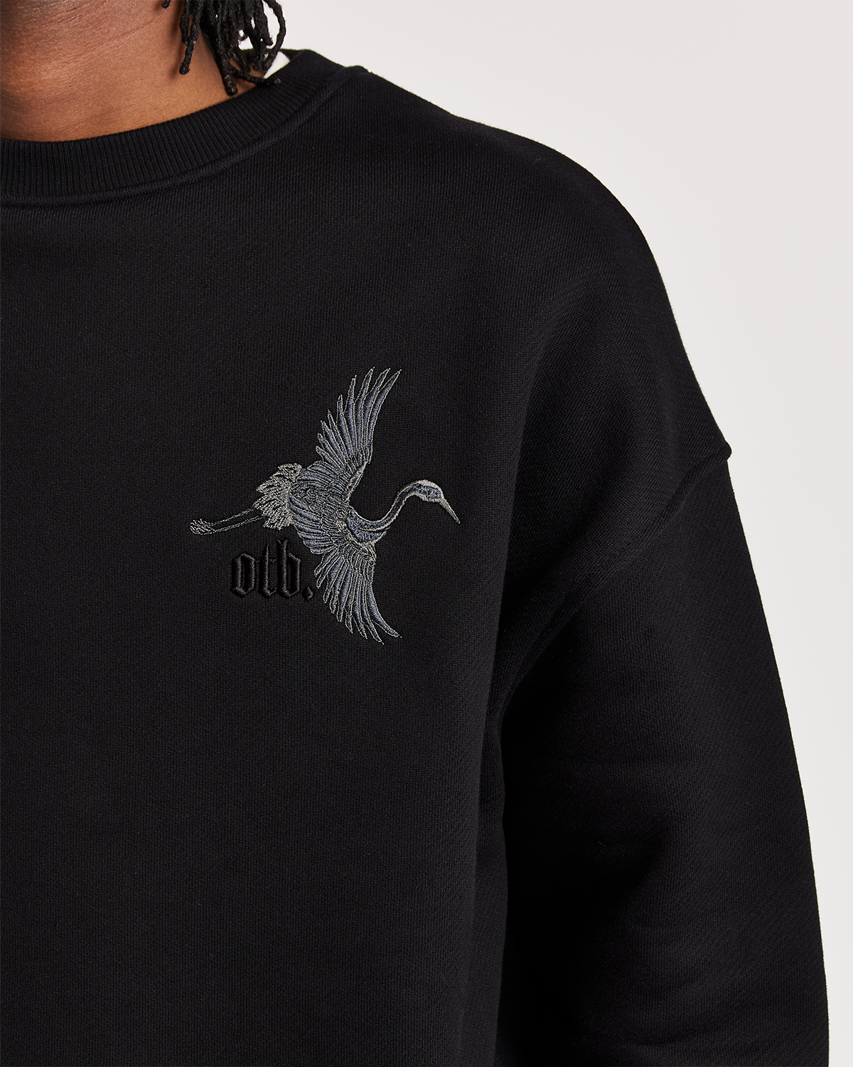 Dark Crane Statement Crew - ONLY THE BLIND™