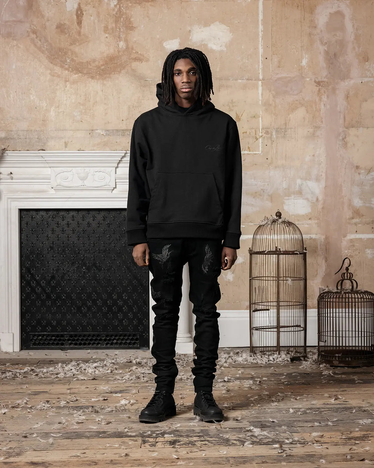 Phantom Black Essential Hoodie - ONLY THE BLIND™