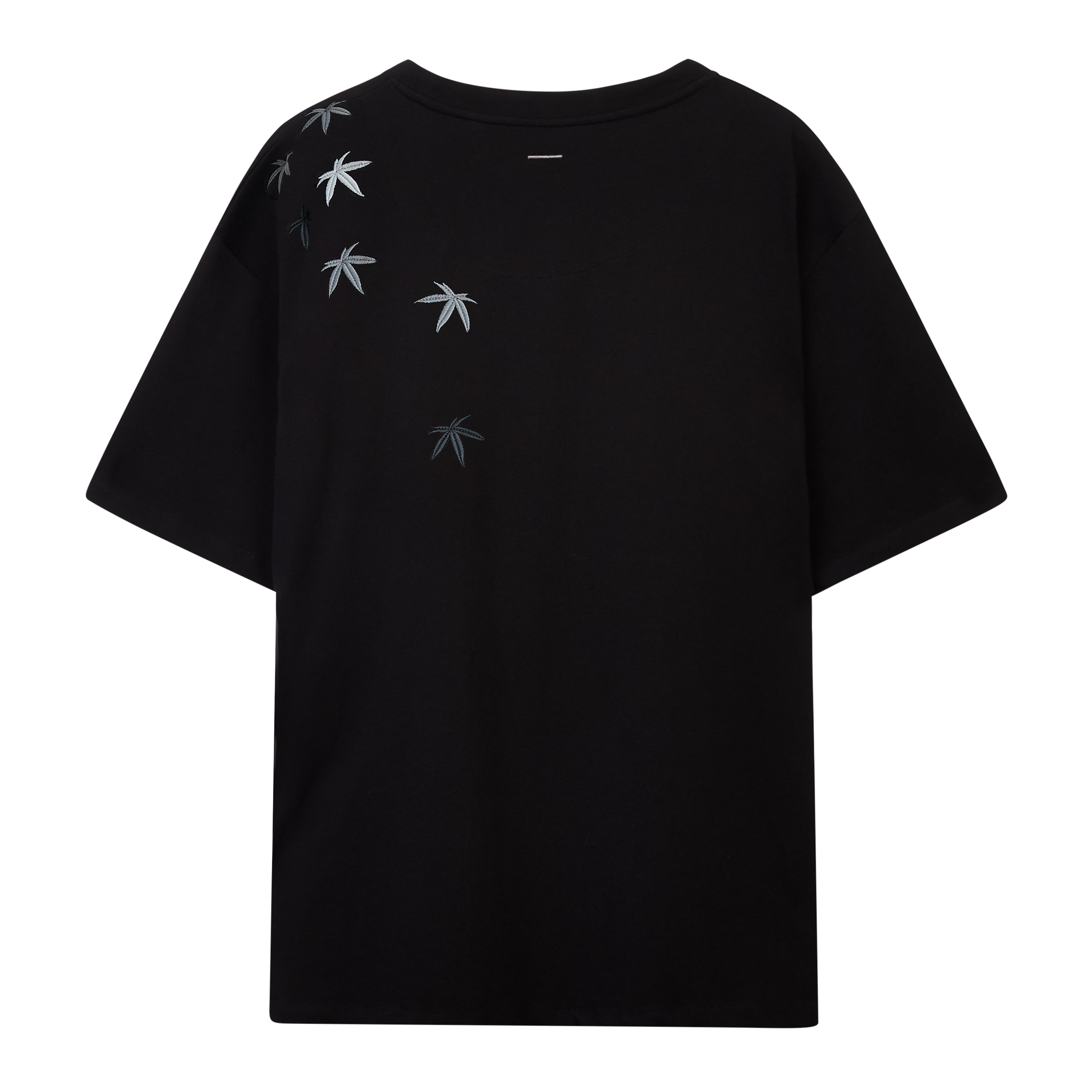 Black Maple Embroidered T-shirt