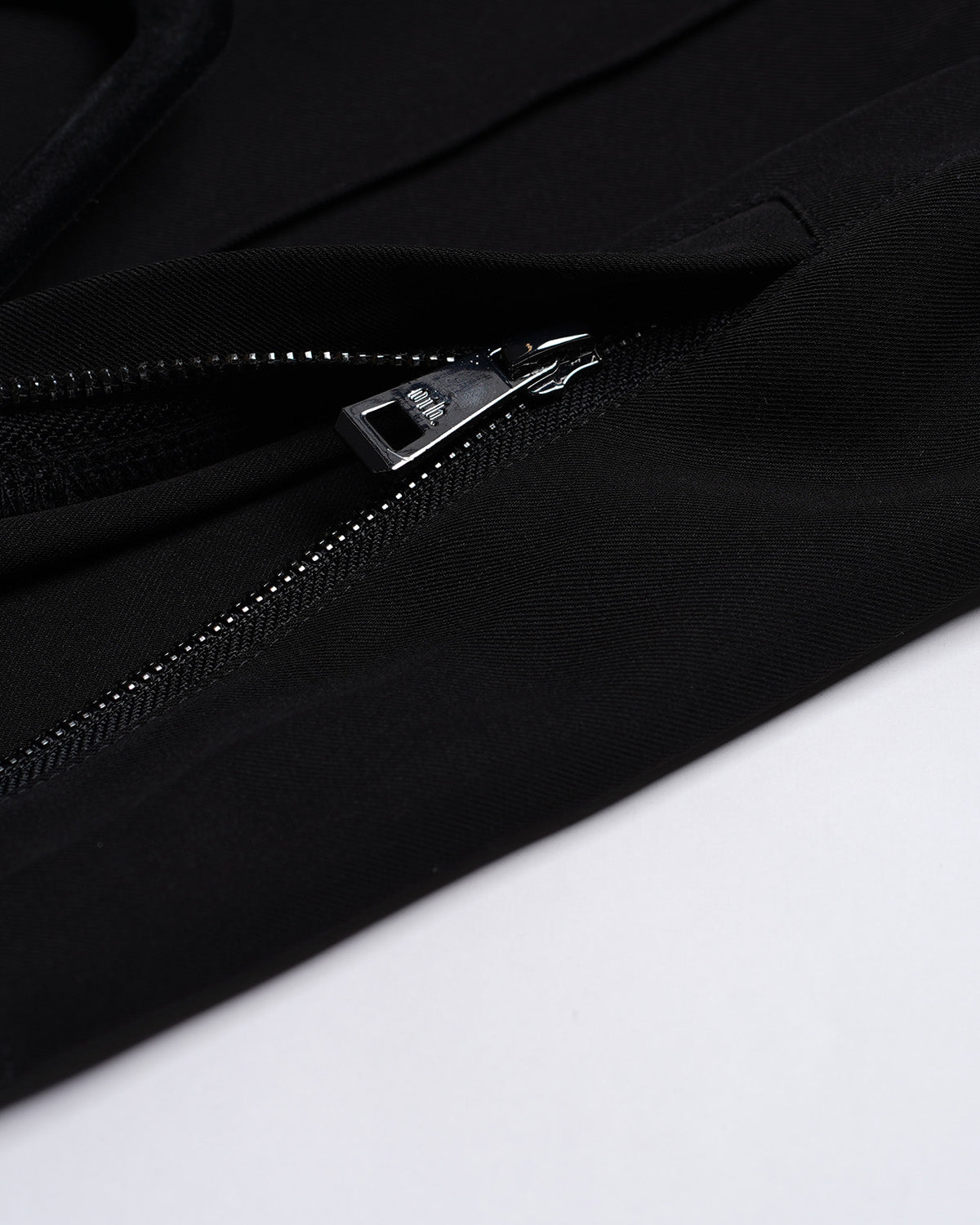 BLACK TWILL TAILORED TROUSER