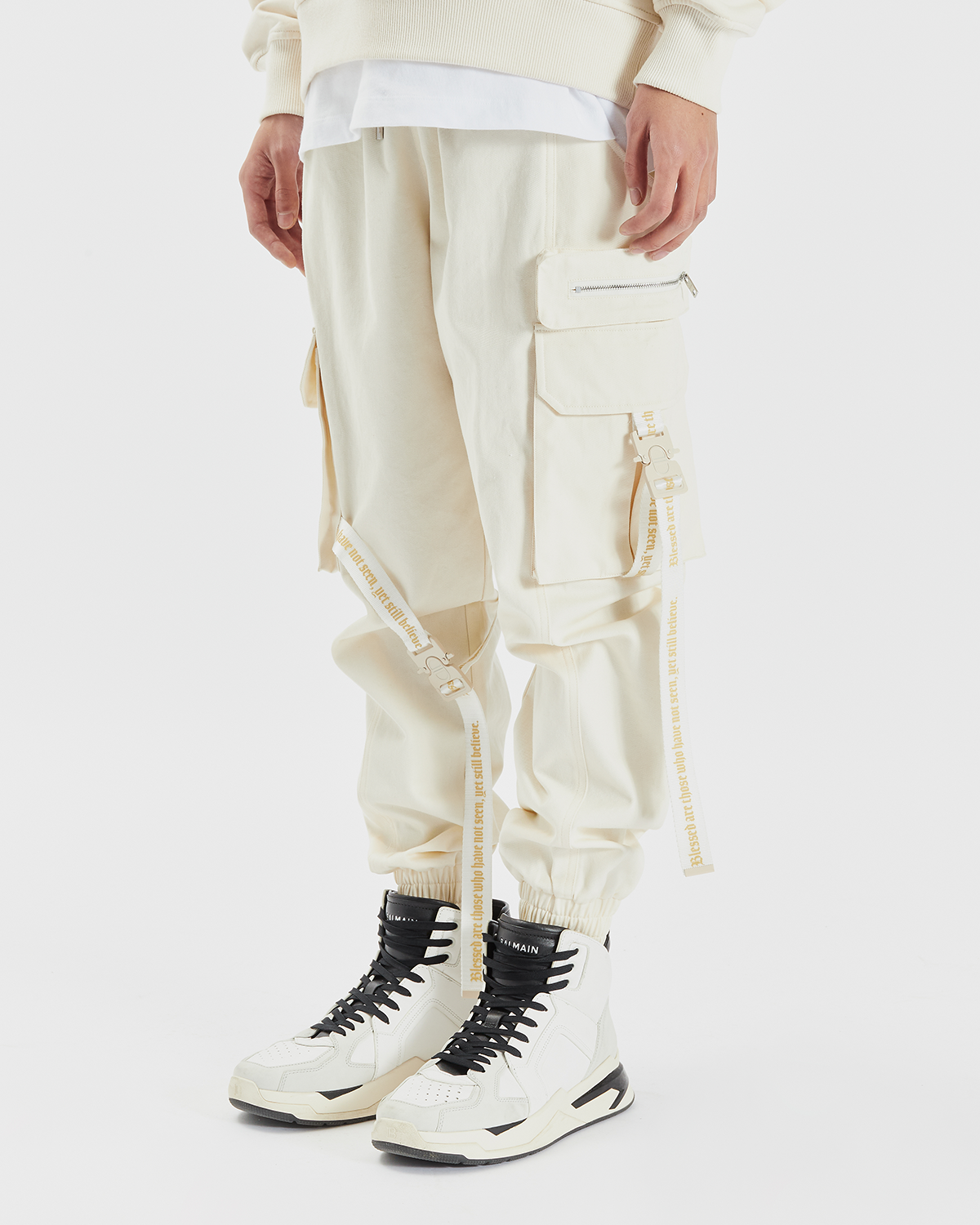 ONLY THE BLIND - Sand Cargo Trousers