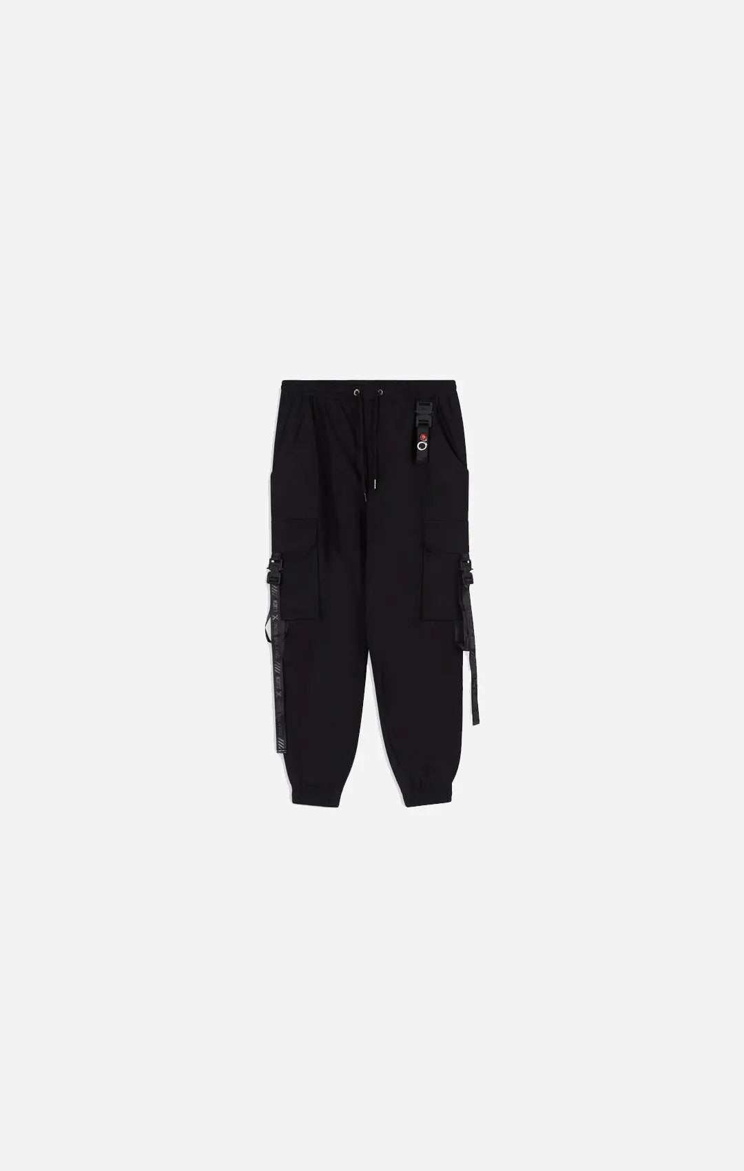 OTB X ILLVZN Triple Black Strapped Cargo Bottoms