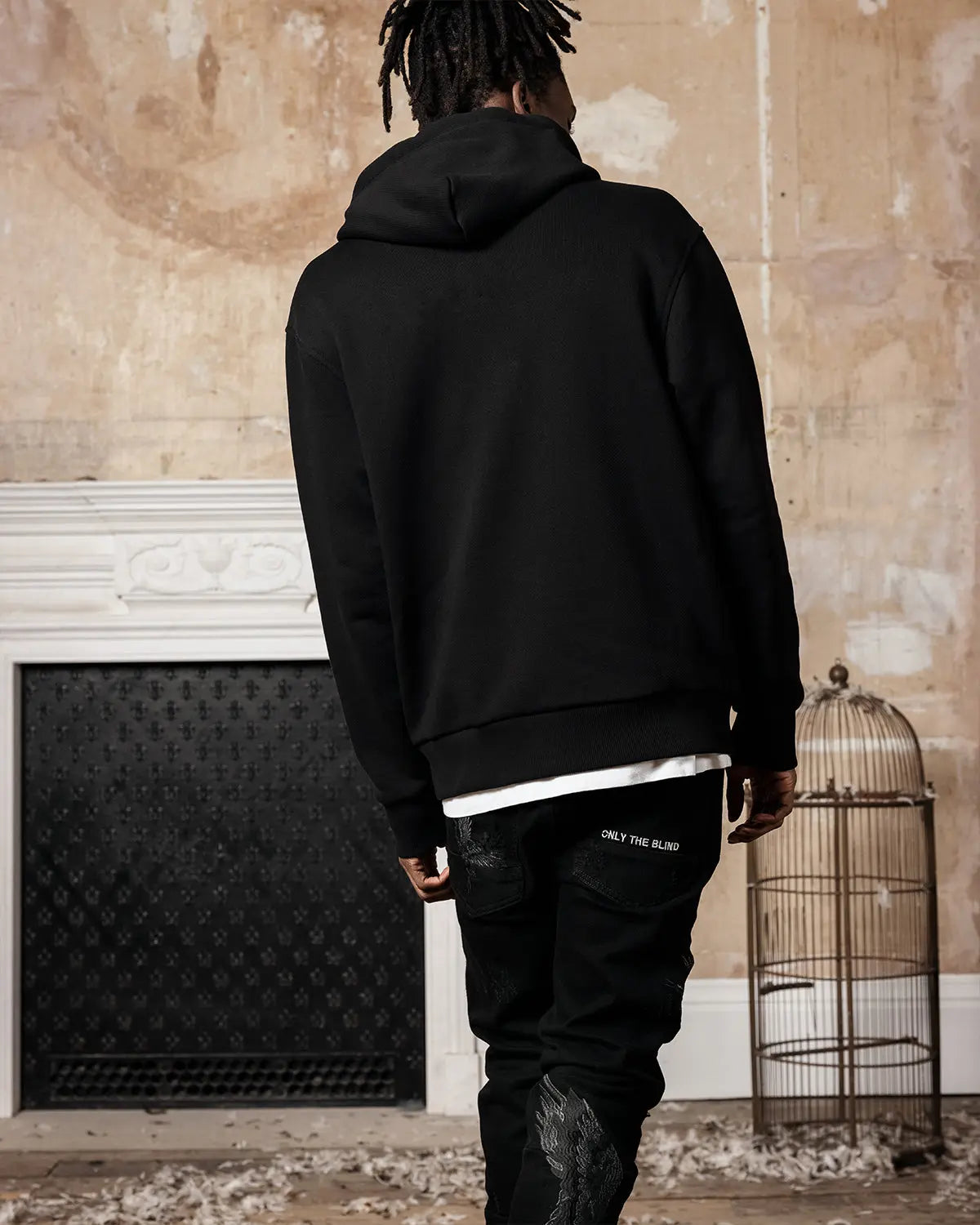 Phantom Black Essential Hoodie - ONLY THE BLIND™