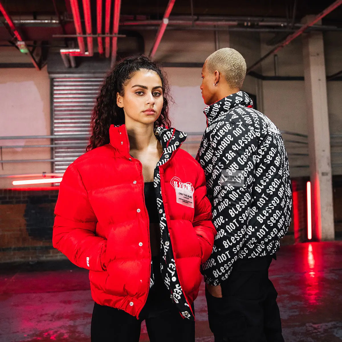 OTB X ILLVZN Statement Reversible Jacket - ONLY THE BLIND™