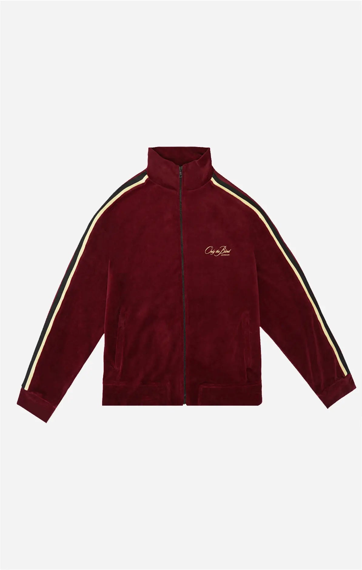 MAROON VELOUR JACKET