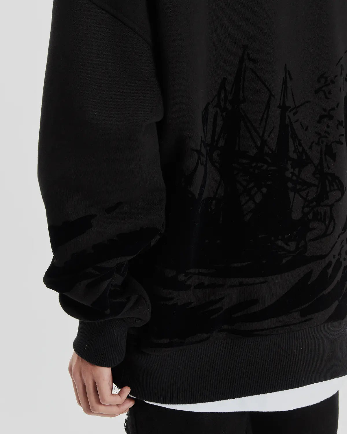 Onyx Wave Hoodie